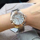 Buy Shop Guess BFF Multifunction Silver Dial Two Tone Steel Strap Watch for Women - W0231L5 USA Online