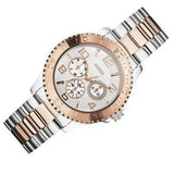 Buy Shop Guess BFF Multifunction Silver Dial Two Tone Steel Strap Watch for Women - W0231L5 USA Online