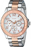 Buy Shop Guess BFF Multifunction Silver Dial Two Tone Steel Strap Watch for Women - W0231L5 USA Online