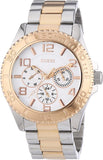 Buy Shop Guess BFF Multifunction Silver Dial Two Tone Steel Strap Watch for Women - W0231L5 USA Online