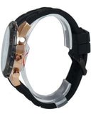 Buy Shop Guess Caliber Chronograph Black Dial Black Rubber Strap Watch for Men - W0864G2 USA Online