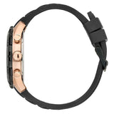 Buy Shop Guess Caliber Chronograph Black Dial Black Rubber Strap Watch for Men - W0864G2 USA Online