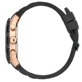 Buy Shop Guess Caliber Chronograph Black Dial Black Rubber Strap Watch for Men - W0864G2 USA Online