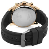 Buy Shop Guess Caliber Chronograph Black Dial Black Rubber Strap Watch for Men - W0864G3 USA Online
