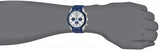 Buy Shop Guess Caliber Chronograph White Dial Blue Rubber Strap Watch for Men - W0864G6 USA Online