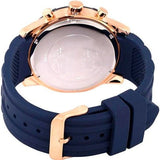 Buy Shop Guess Caliber Chronograph White Dial Blue Silicone Strap Watch for Men - W0864G5 USA Online