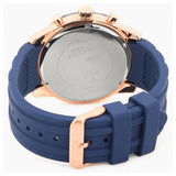 Buy Shop Guess Caliber Chronograph White Dial Blue Silicone Strap Watch for Men - W0864G5 USA Online