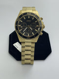 Buy Shop Guess Chaser Chronograph Black Dial Gold Steel Strap Watch for Men - W0170G2 USA Online