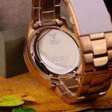 Buy Shop Guess Chaser Chronograph Black Dial Rose Gold Steel Strap Watch for Men - W0170G3 USA Online