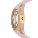Buy Shop Guess Clarity Gold Dial Pink Silicone Strap Watch for Women - GW0109L2 USA Online