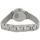 Buy Shop Guess Chelsea Crystals Black Dial Silver Mesh Bracelet Watch For Women - W0647L5 USA Online