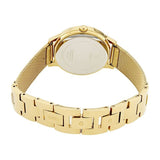 Buy Shop Guess Chelsea Crystals Mother of Pearl White Dial Gold Mesh Bracelet Watch For Women - W0647L7 USA Online