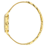 Buy Shop Guess Chelsea Crystals Mother of Pearl White Dial Gold Mesh Bracelet Watch For Women - W0647L7 USA Online
