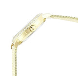 Buy Shop Guess Chelsea Mother of Pearl White Dial Gold Mesh Strap Watch For Women - W0647L3 USA Online