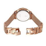 Buy Shop Guess Chelsea Mother of Pearl White Dial Rose Gold Mesh Strap Watch For Women - W0647L2 USA Online