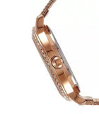 Buy Shop Guess Chelsea Mother of Pearl White Dial Rose Gold Mesh Strap Watch For Women - W0647L2 USA Online