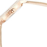 Buy Shop Guess Chelsea Mother of Pearl White Dial Rose Gold Mesh Strap Watch For Women - W0647L2 USA Online