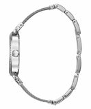 Buy Shop Guess Chelsea Mother of Pearl White Dial Silver Mesh Strap Watch For Women - W0647L1 USA Online