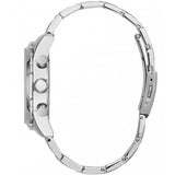 Buy Shop Guess Chronograph Black Dial Silver Steel Strap Watch for Men - W0193G2 USA Online