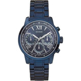 Buy Shop Guess Chronograph Multifunction Blue Dial Blue Steel Strap Watch For Women - W0330L6 USA Online