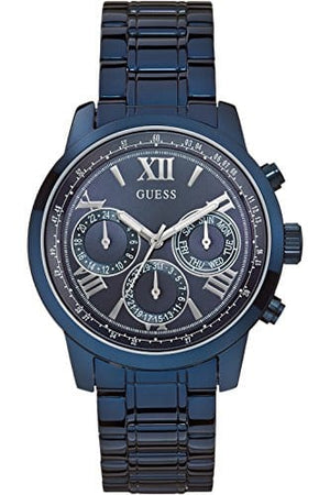 Buy Shop Guess Chronograph Multifunction Blue Dial Blue Steel Strap Watch For Women - W0330L6 USA Online