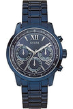 Buy Shop Guess Chronograph Multifunction Blue Dial Blue Steel Strap Watch For Women - W0330L6 USA Online