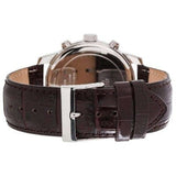 Buy Shop Guess Chronograph Quartz White Dial Brown Leather Strap Watch For Men - W0380G1 USA Online