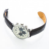 Buy Shop Guess Chronograph Quartz White Dial Brown Leather Strap Watch For Men - W0380G1 USA Online