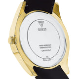 Buy Shop Guess Clarity Gold Dial Black Silicone Strap Watch for Women - GW0109L1 USA Online