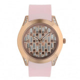 Buy Shop Guess Clarity Gold Dial Pink Silicone Strap Watch for Women - GW0109L2 USA Online
