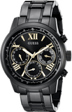 Buy Shop Guess Classic Multi-Function Black Dial Black Steel Strap Watch For Women - W0330L15 USA Online