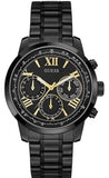 Buy Shop Guess Classic Multi-Function Black Dial Black Steel Strap Watch For Women - W0330L15 USA Online