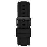 Buy Shop Guess Commander Black Dial Black Rubber Strap Watch for Men - GW0211G3 USA Online
