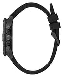 Buy Shop Guess Commander Black Dial Black Rubber Strap Watch for Men - GW0211G3 USA Online