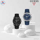 Buy Shop Guess Commander Blue Dial Blue Rubber Strap Watch for Men - GW0211G1 USA Online