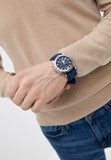 Buy Shop Guess Commander Blue Dial Blue Rubber Strap Watch for Men - GW0211G1 USA Online