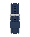 Buy Shop Guess Commander Blue Dial Blue Rubber Strap Watch for Men - GW0211G1 USA Online