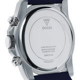 Buy Shop Guess Commander Blue Dial Blue Rubber Strap Watch for Men - GW0211G1 USA Online