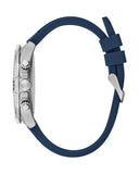 Buy Shop Guess Commander Blue Dial Blue Rubber Strap Watch for Men - GW0211G1 USA Online
