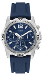 Buy Shop Guess Commander Blue Dial Blue Rubber Strap Watch for Men - GW0211G1 USA Online