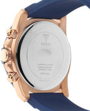 Buy Shop Guess Commander Blue Dial Blue Rubber Strap Watch for Men - GW0211G4 USA Online