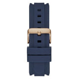 Buy Shop Guess Commander Blue Dial Blue Rubber Strap Watch for Men - GW0211G4 USA Online
