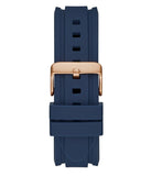 Buy Shop Guess Commander Blue Dial Blue Rubber Strap Watch for Men - GW0211G4 USA Online