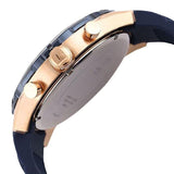 Buy Shop Guess Commander Blue Dial Blue Rubber Strap Watch for Men - GW0211G4 USA Online