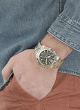 Buy Shop Guess Commander Chronograph Black Dial Silver Steel Strap Watch for Men - GW0056G1 USA Online