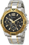 Buy Shop Guess Commander Chronograph Black Dial Two Tone Steel Strap Watch for Men - GW0056G4 USA Online