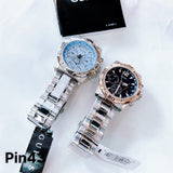 Buy Shop Guess Commander Chronograph Blue Dial Silver Steel Strap Watch for Men - GW0056G2 USA Online