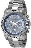 Buy Shop Guess Commander Chronograph Blue Dial Silver Steel Strap Watch for Men - GW0056G2 USA Online