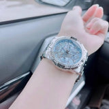 Buy Shop Guess Commander Chronograph Blue Dial Silver Steel Strap Watch for Men - GW0056G2 USA Online