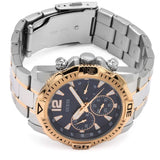 Buy Shop Guess Commander Chronograph Blue Dial Two Tone Steel Strap Watch for Men - GW0056G5 USA Online